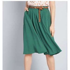 Tiger Lilies Midi Skirt